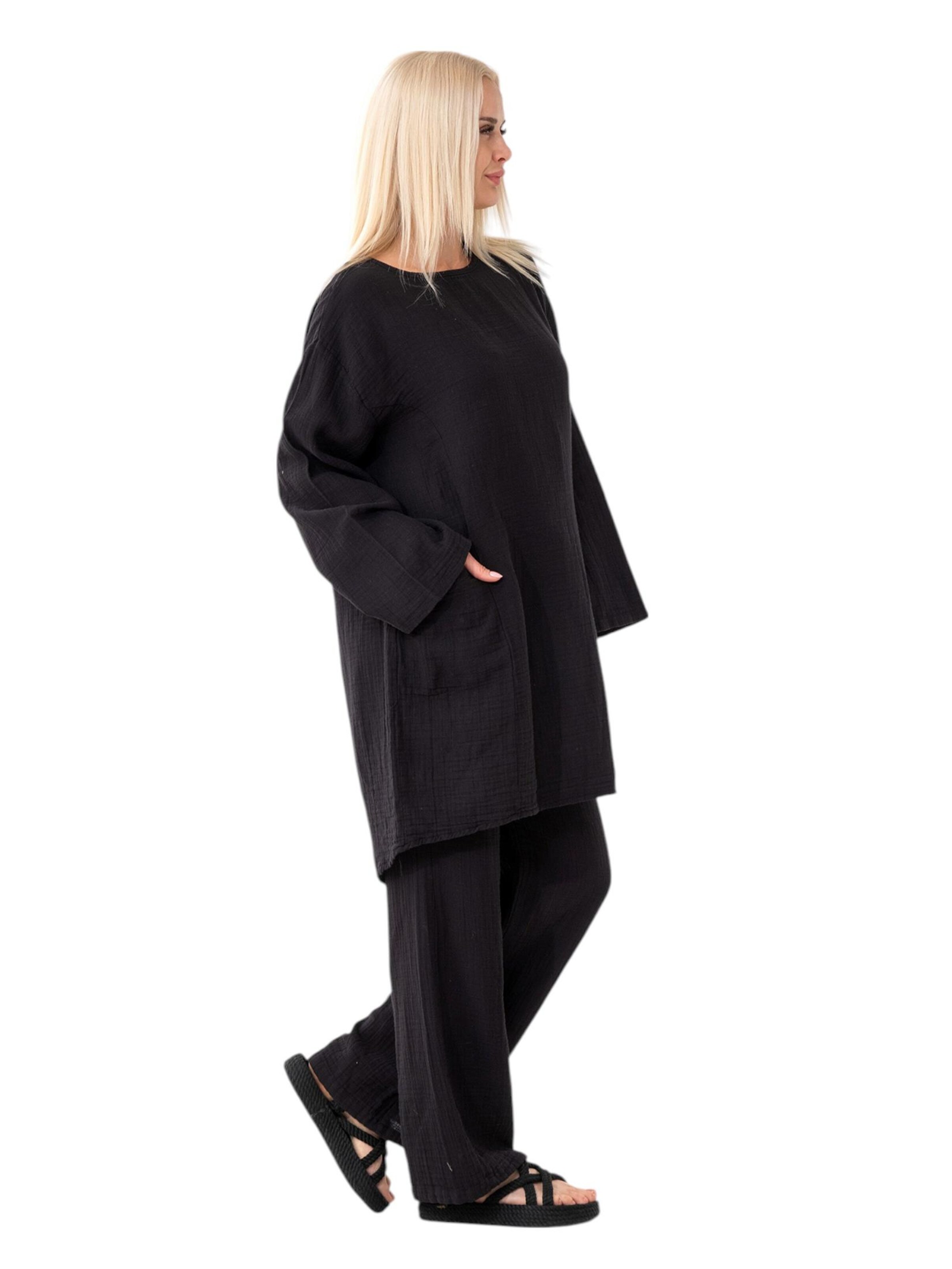 WENOR Bluse 'NISA'‌‌‌ in Schwarz