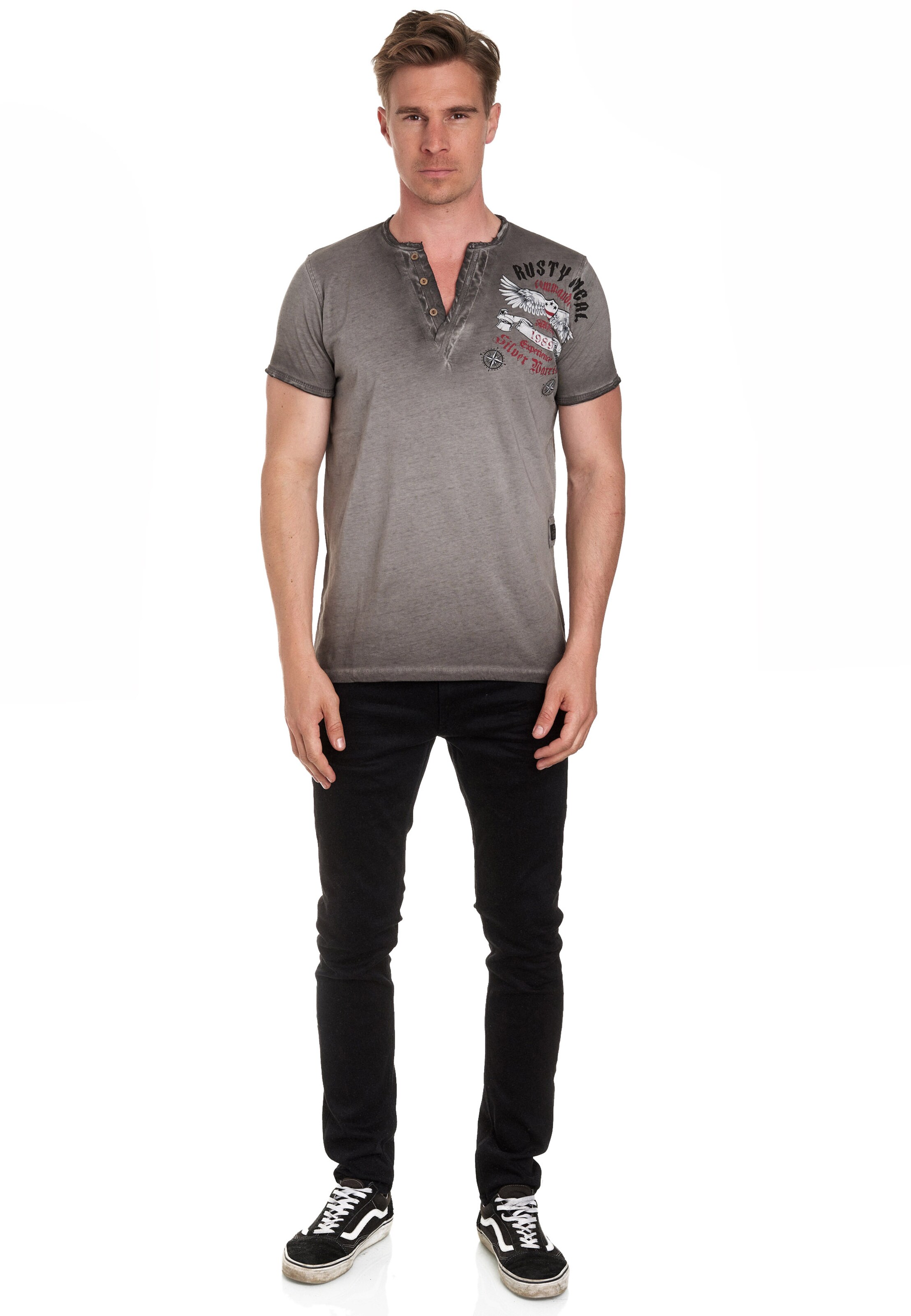 Rusty Neal Shirt in Grijs