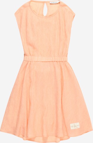 Calvin Klein Jeans Dress in Orange: front