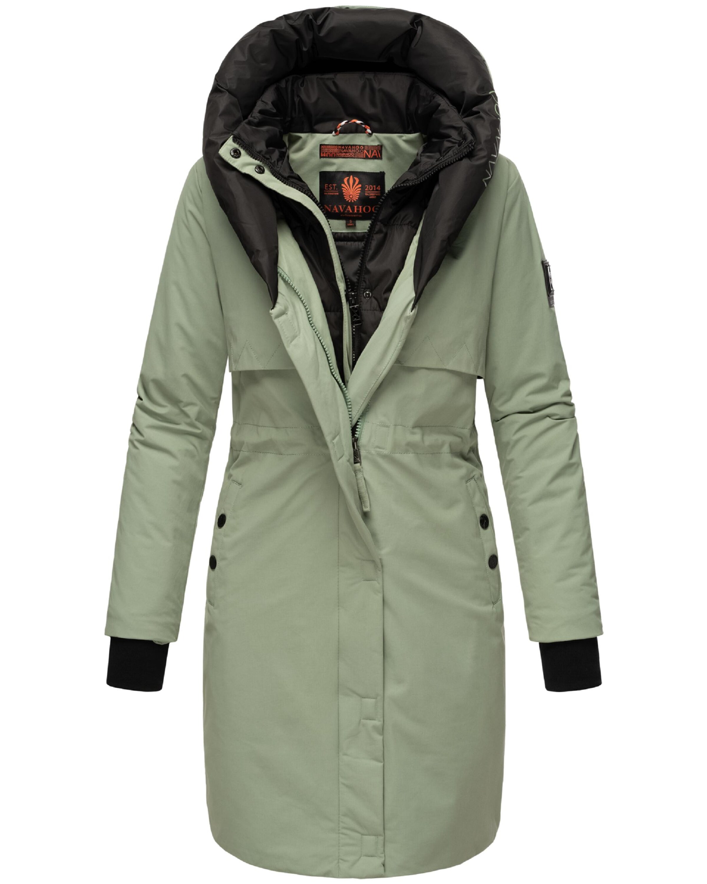 NAVAHOO Mantel 'Snowelf' in Grün