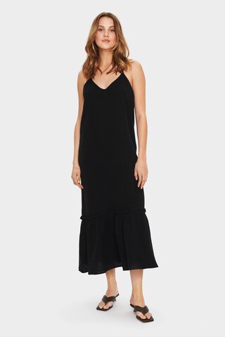 Robe 'Narine' SAINT TROPEZ en noir : devant