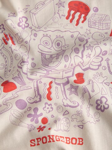 JACK & JONES - Camiseta 'JJSPONGEBOB' en beige