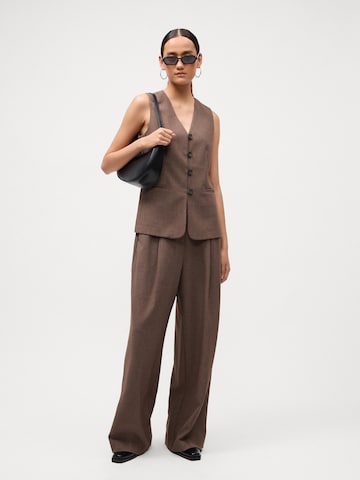 Gilet de costume 'Rosina Michelle' MSCH COPENHAGEN en marron