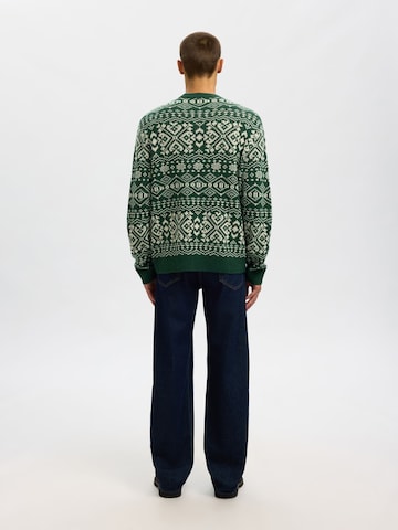 Pull-over SELECTED en vert