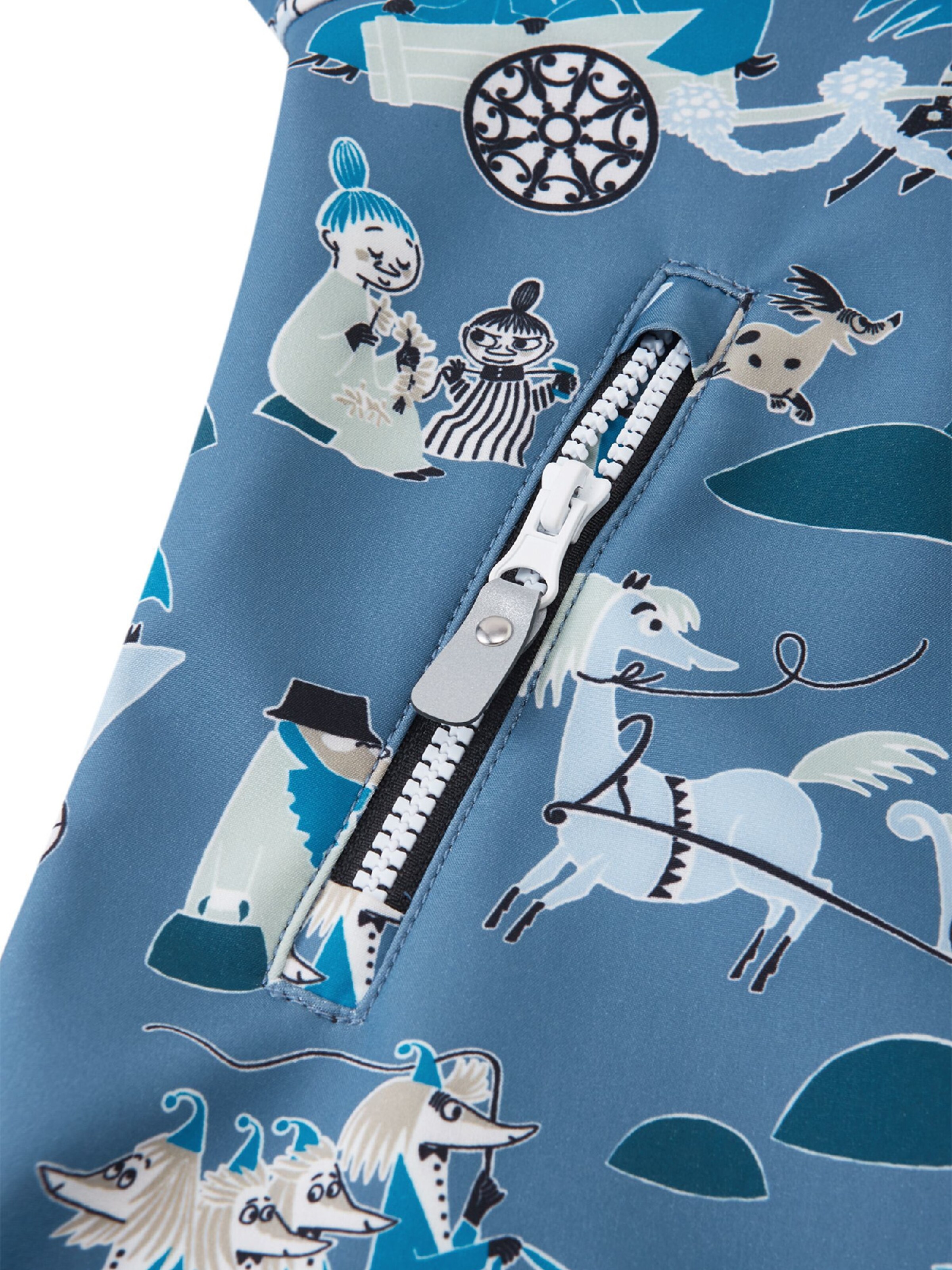 Reima Softshell Overall ' Moomin Mjosa ' in Blau