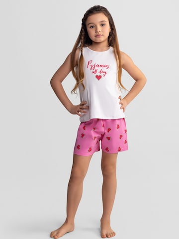 Pyjama MINOTI en rose : devant