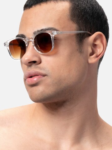 X Frame Therapy Sunglasses 'Prismalith Sun' in Brown