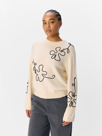 OBJECT Sweater 'Laney Rubin' in Beige: front