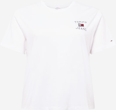Tommy Jeans Curve Shirt in dunkelblau / rot / weiß, Produktansicht