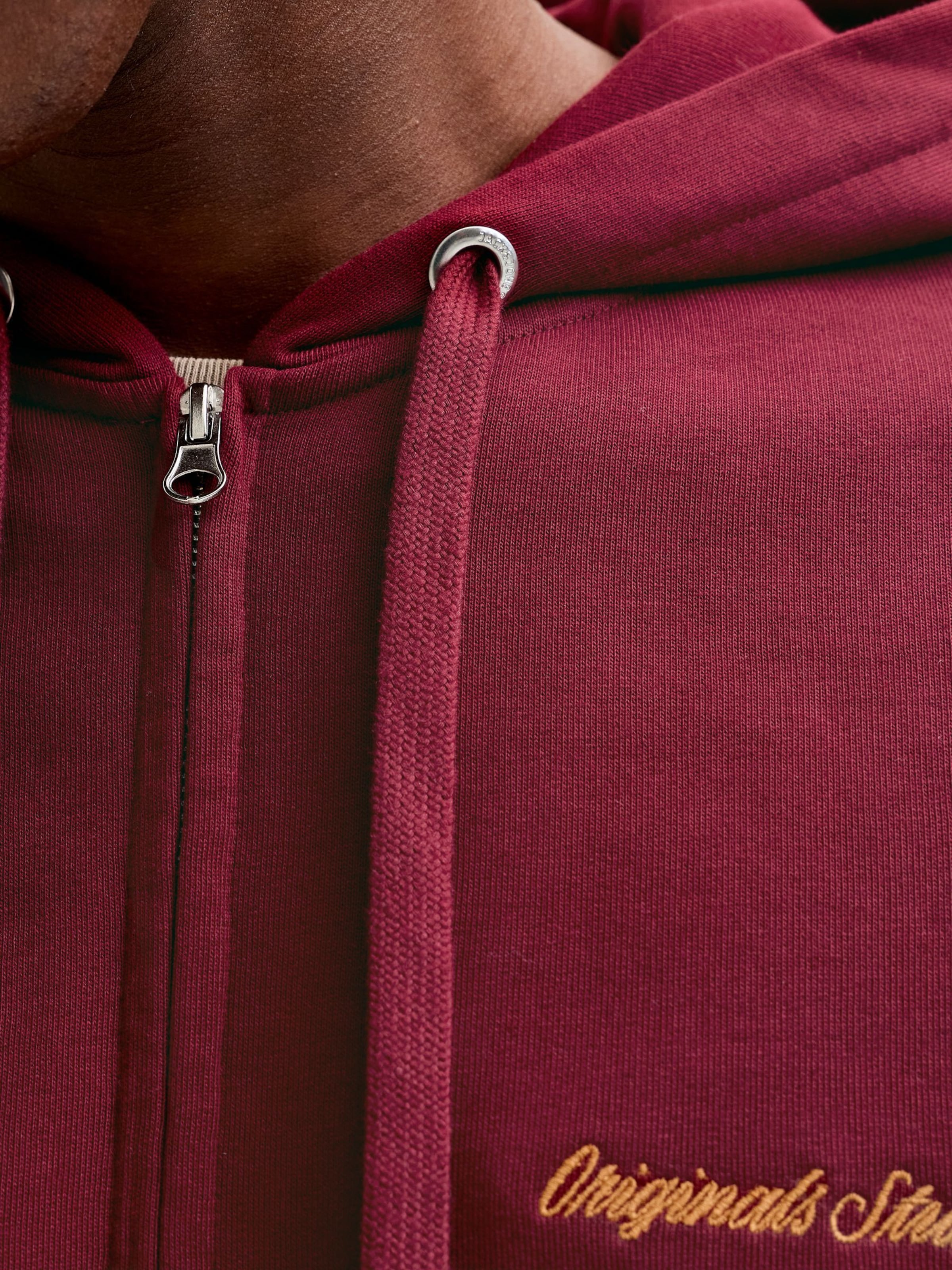 Sweat à capuche Rouge Homme Jack and Jones Corp | Déstockage Jack & Jones