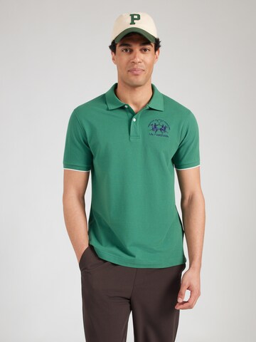 La Martina - Camiseta en verde: frente