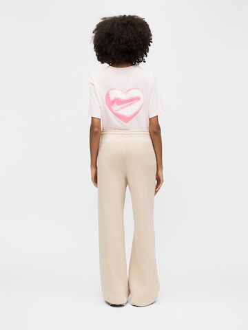 Nike Sportswear Wide leg Trousers 'CLS+ FLC' in Beige