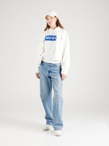 HUGO Sweater 'Sloger' in White