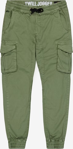 ALPHA INDUSTRIES Брюки-карго в Зеленый: спереди