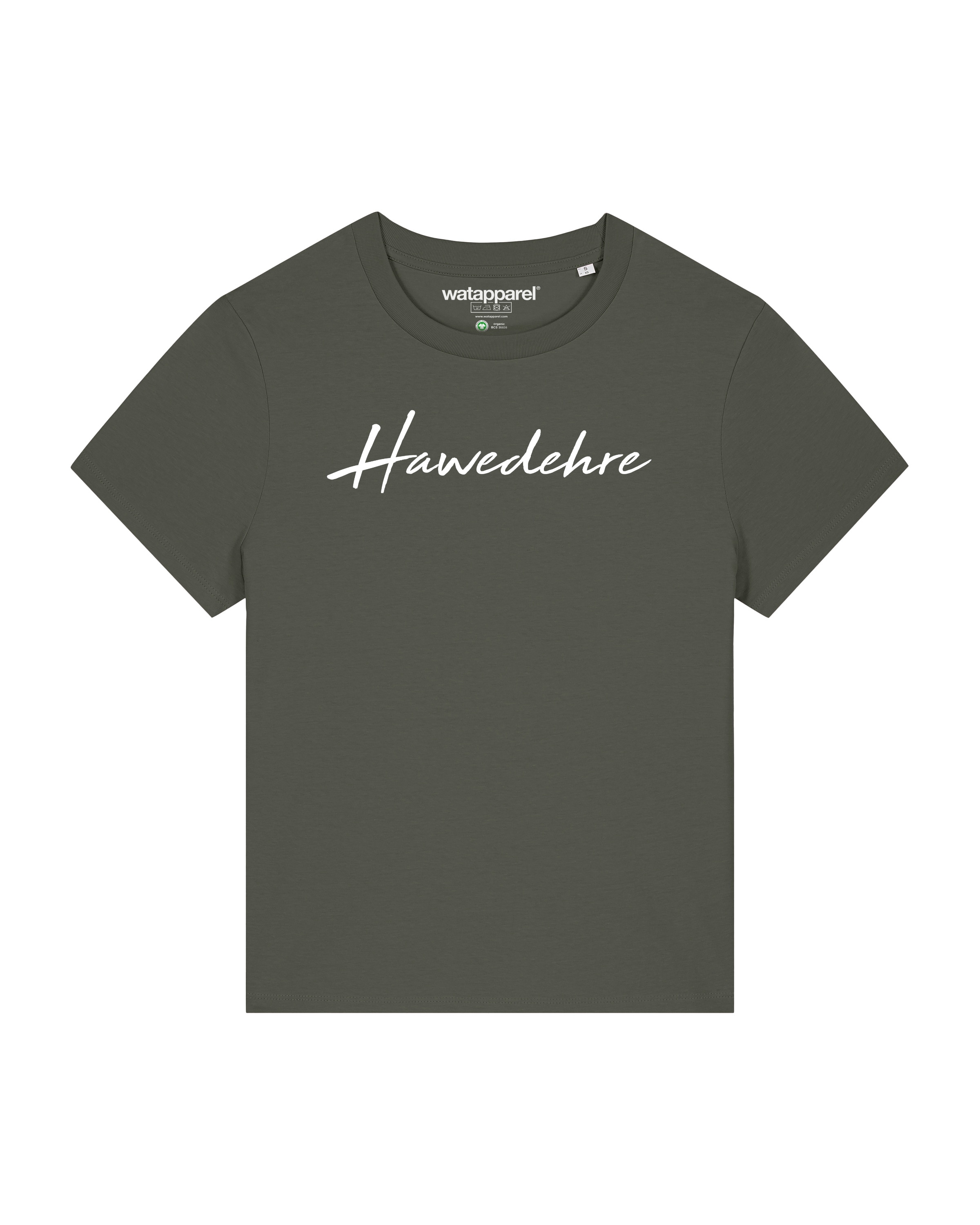 Maglietta 'Hawedehre' di Watapparel in verde: frontale