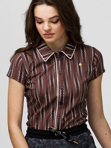 4funkyflavours Blouse '10 Minute High' in Brown