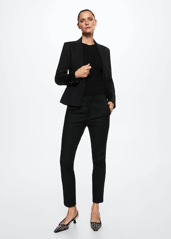 MANGO Regular Pleated Pants 'Cofi' in Black