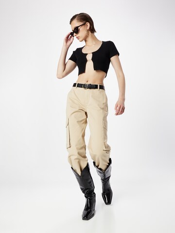 Regular Pantalon cargo NLY by Nelly en beige