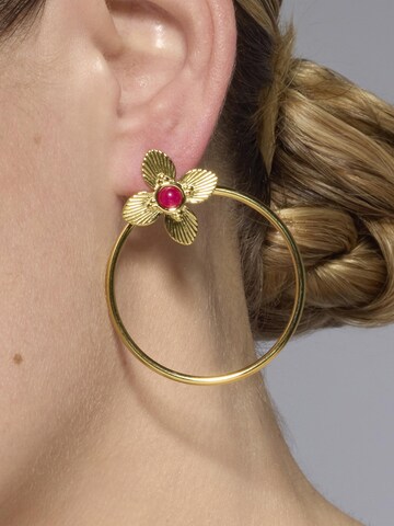 Luxenter Earrings 'Uya' in Pink