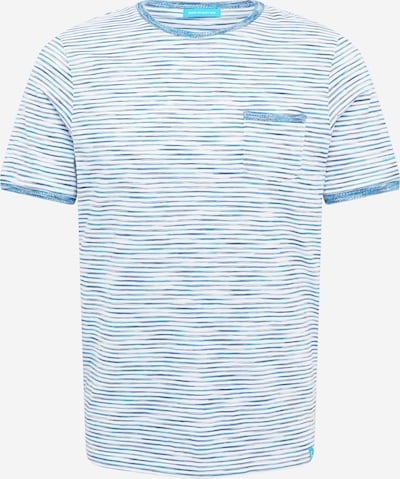 COLOURS & SONS T-Shirt 'Mario' en bleu / turquoise / blanc, Vue avec produit