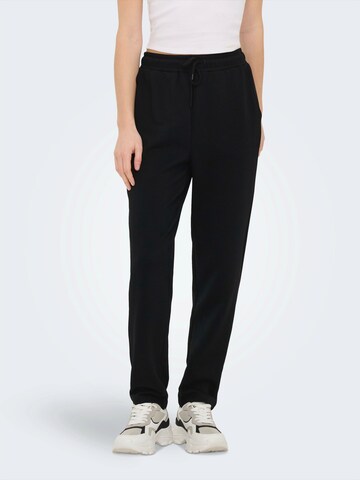ONLY PLAY - regular Pantalón deportivo 'ONPLounge' en negro: frente