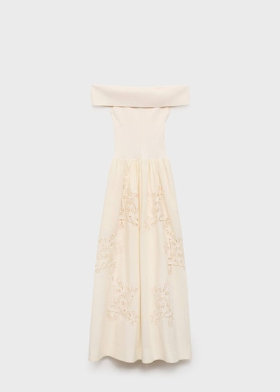MANGO Kleid 'Tano' in beige, Produktansicht
