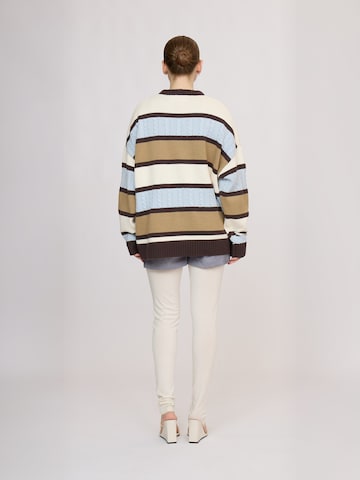 Pullover ' KarloRS ' di Résumé in beige: dietro
