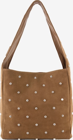 FREDsBRUDER Shoulder bag 'Endless Beads' in Brown: front