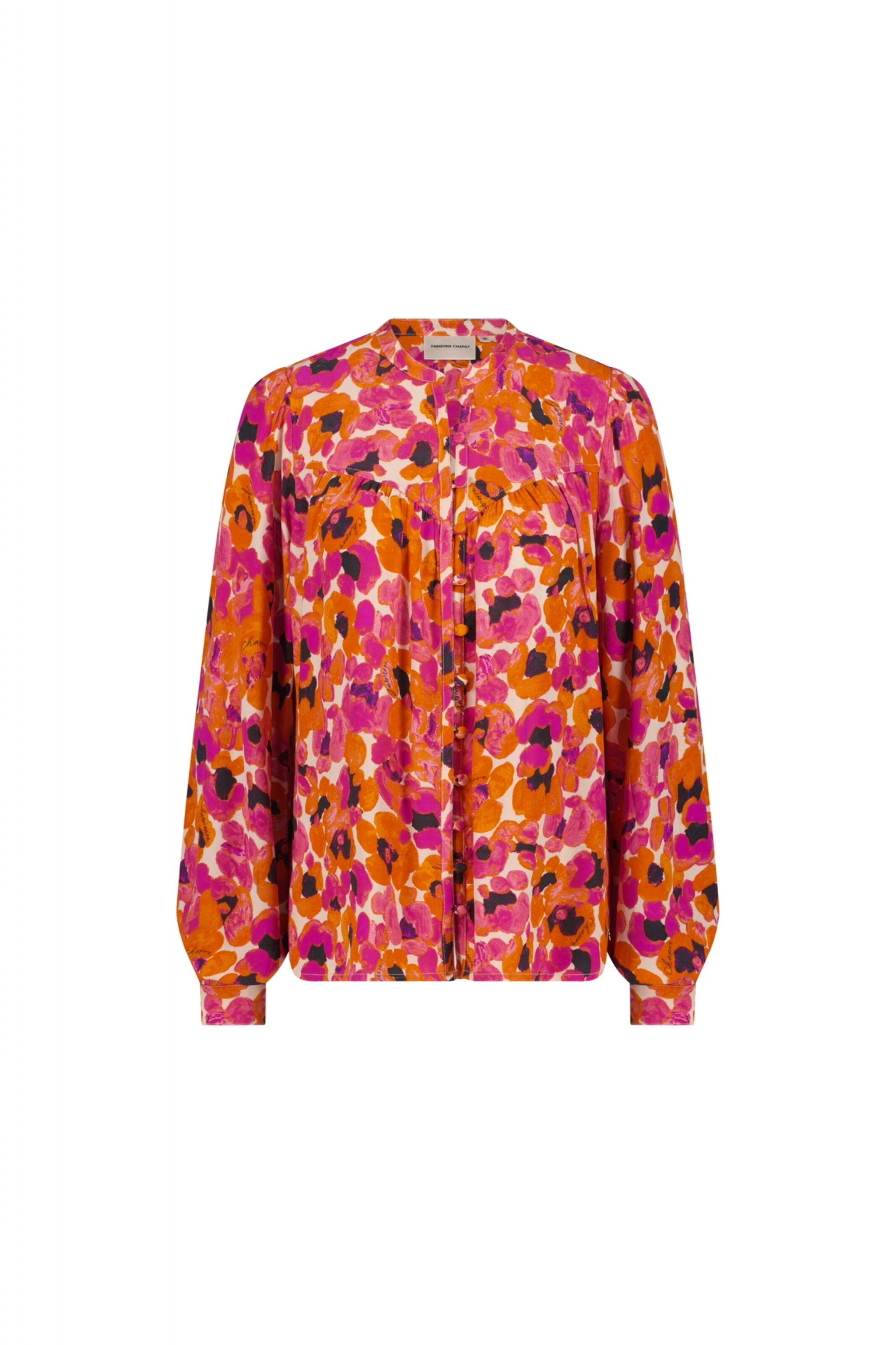 Fabienne Chapot Blouse in Roze: voorkant