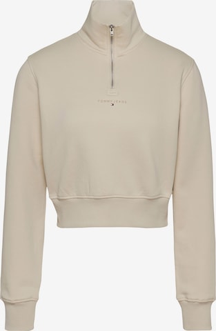 Tommy Jeans Sweatshirt i beige: framsida