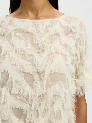 SELECTED Bluse 'SLFMyline' i hvid