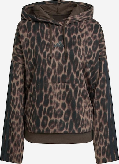 ADIDAS SPORTSWEAR Sportska sweater majica u moka smeđa / tamno smeđa / crna, Pregled proizvoda