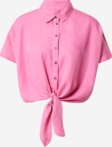 Noisy may Blouse 'IDA' in Roze: voorkant