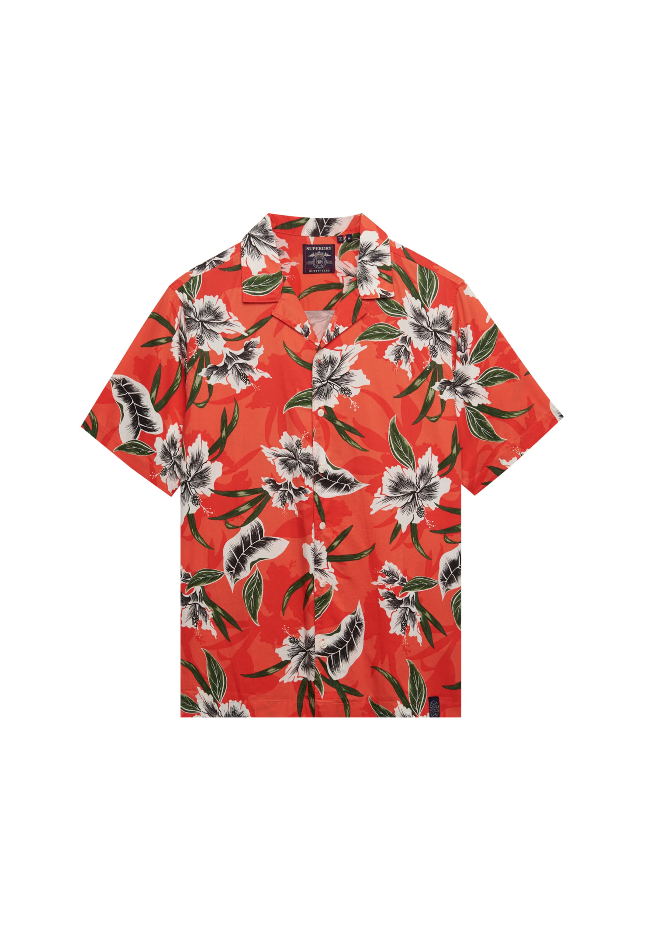 Superdry & Co Regular fit Button Up Shirt in Red: front