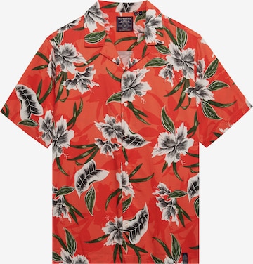 Superdry & Co Regular fit Button Up Shirt in Red: front