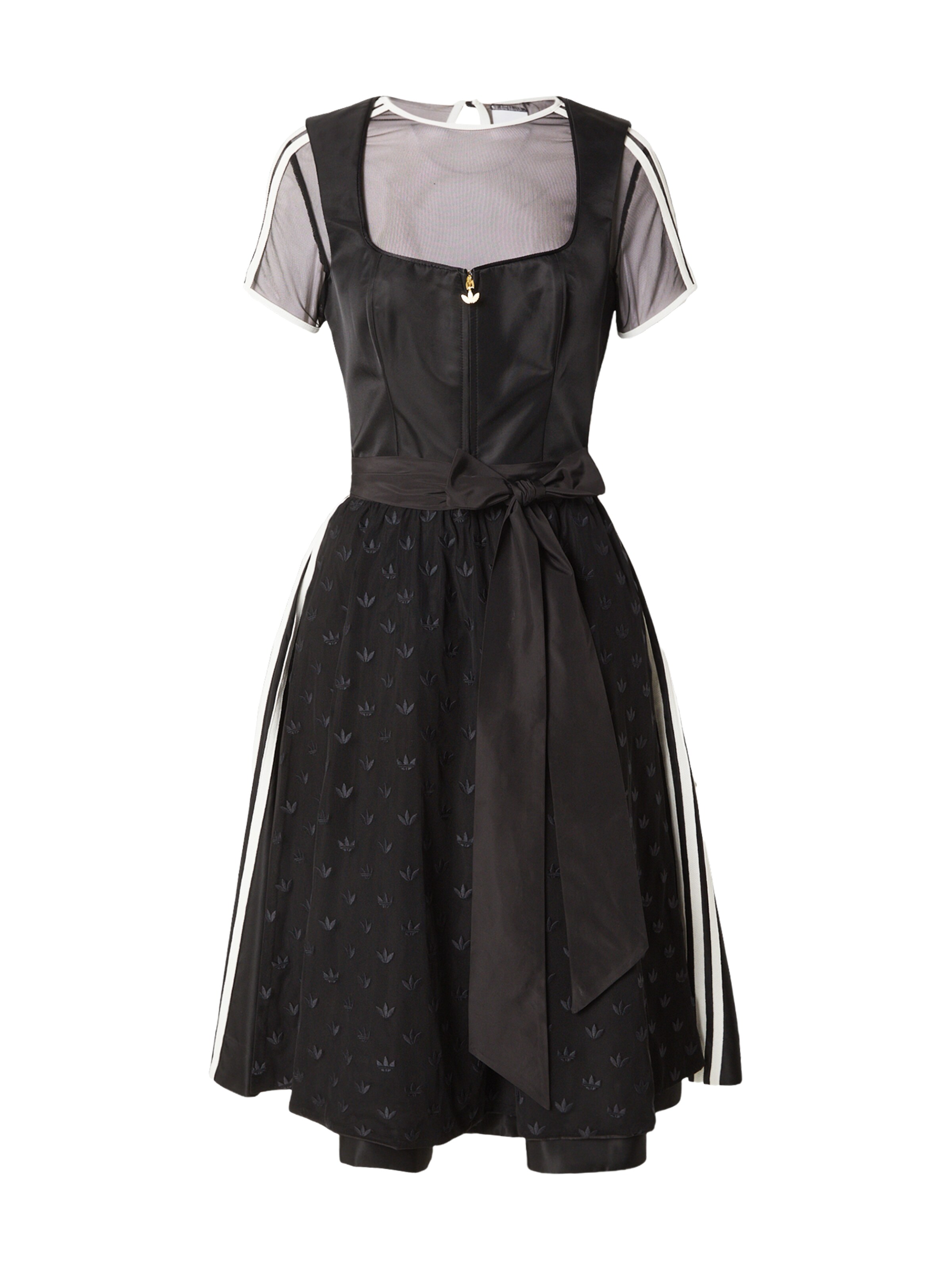 ADIDAS ORIGINALS Dirndl i 36 i grå / svart / vit, Produktvy