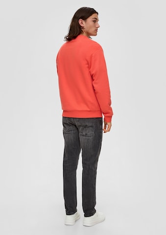 Sweat-shirt QS en orange