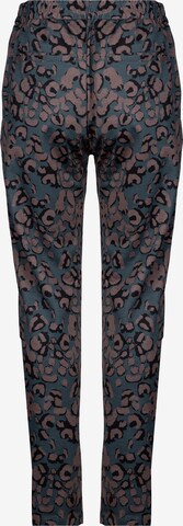 Giorgio di Mare Slimfit Broek in Bruin