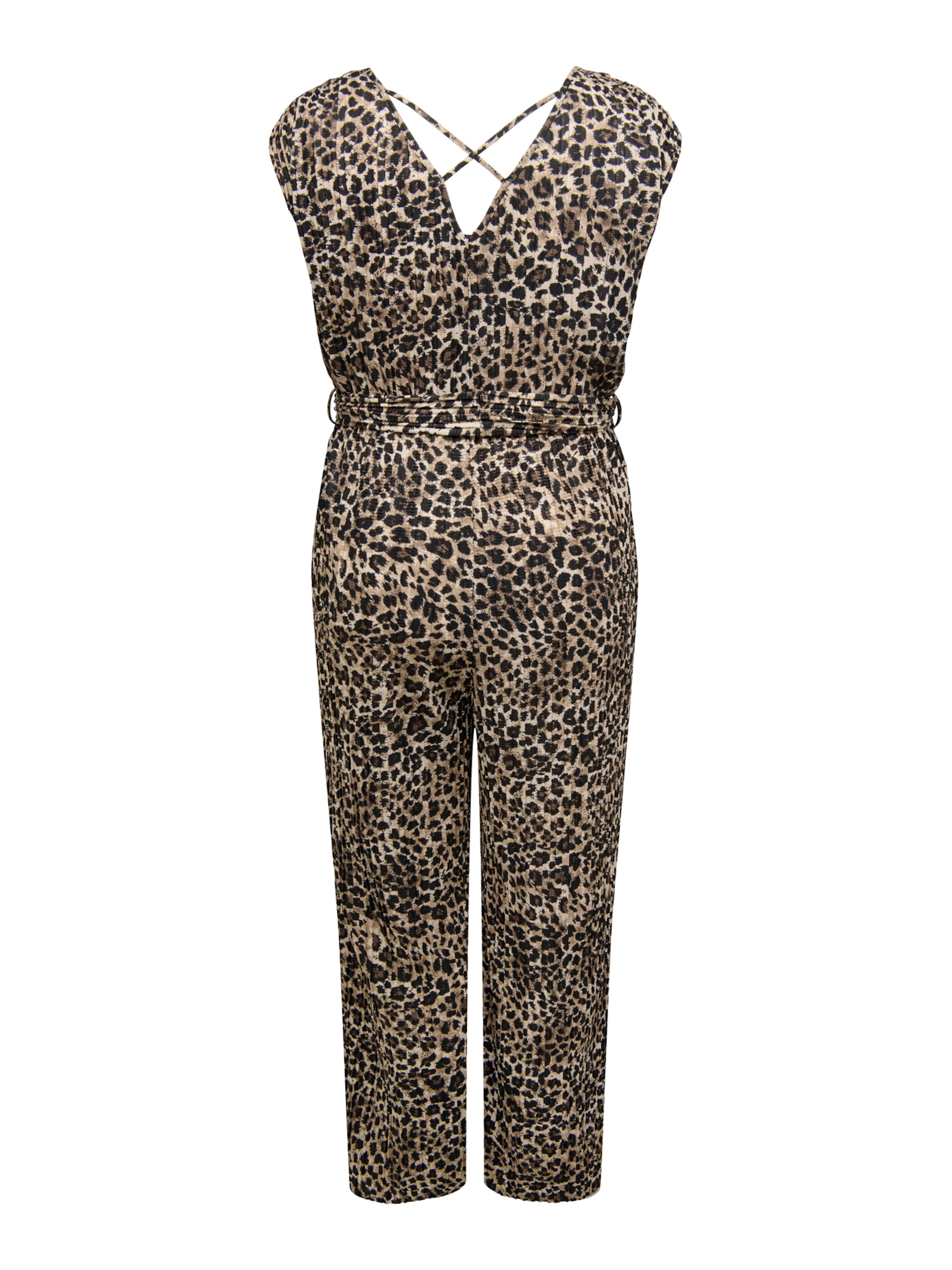 ONLY Carmakoma Jumpsuit 'CARSafari' i beige