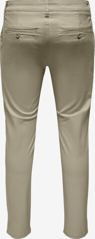 Only & Sons Normální Chino kalhoty 'Mark' – zelená