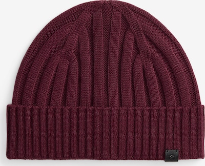 Megzta kepurė iš Lauren Ralph Lauren, spalva – vyno raudona spalva, Prekių apžvalga