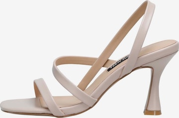 Nine West Riemensandale in Beige: predná strana