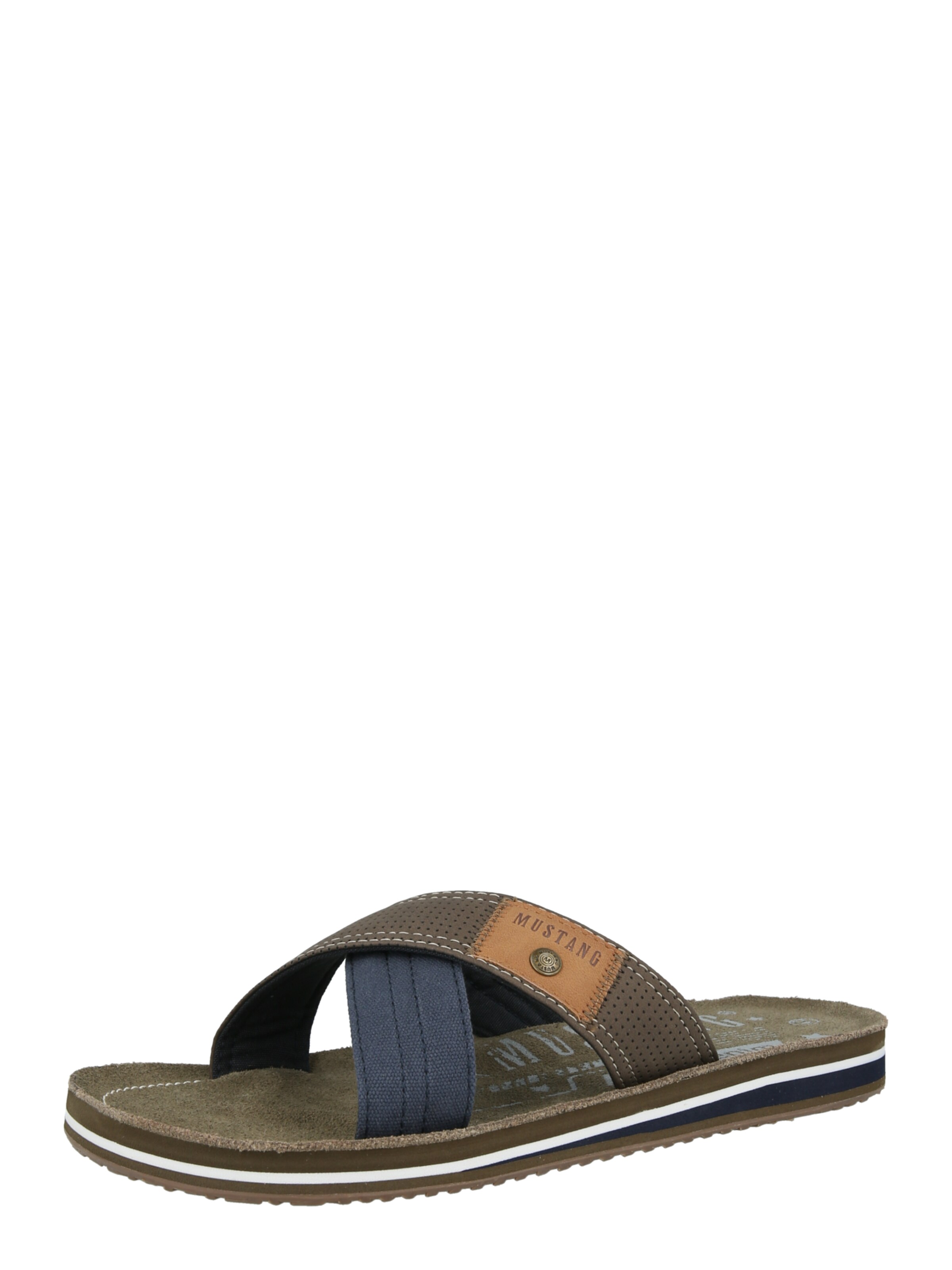 Zoccoletto MUSTANG di colore navy / caramello / oliva, Visualizzazione prodotti