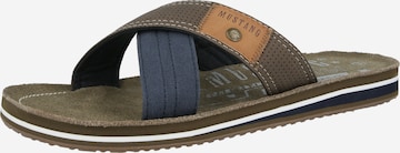 MUSTANG Nizki natikači | zelena barva: sprednja stran