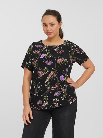 Vero Moda Curve Blúz - fekete: elől