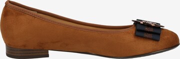 ARA Ballet Flats in Brown