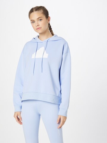 Sweat de sport 'Future Icons Badge Of Sport' ADIDAS SPORTSWEAR en bleu : devant