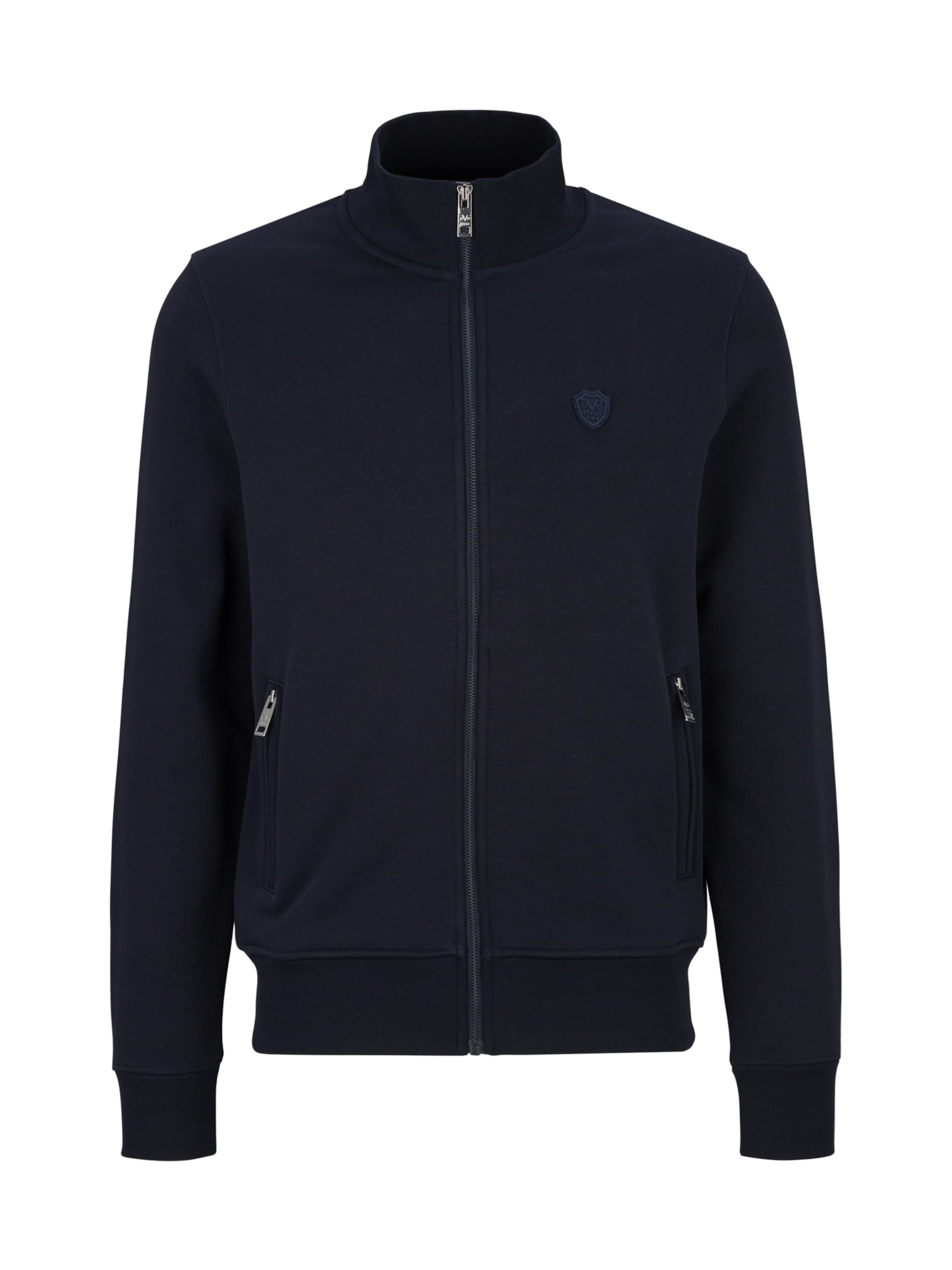 Veste de survêtement 19V69 ITALIA en bleu : devant