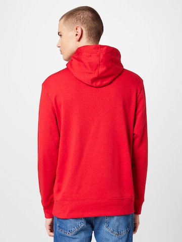 GAP Regular Fit Sweatshirt i rød