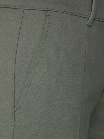 STREET ONE Regular Trousers with creases in Green